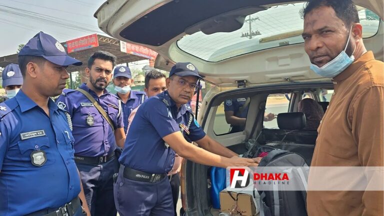 আমিনবাজারে পুলিশের চেকপোস্টে কঠোর নজরদারি, লকডাউন কর্মসূচিকে ঘিরে তল্লাশি জোরদার